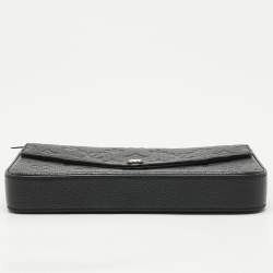 Louis Vuitton Black Monogram Empreinte Leather Felicie Pochette Bag
