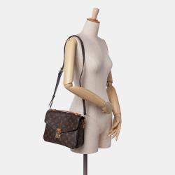 Louis Vuitton Brown Monogram Pochette Metis