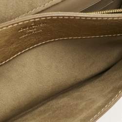 Louis Vuitton Gold Leather Louise Clutch
