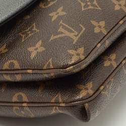 Louis Vuitton Black Monogram Canvas and Leather Twinset Bag