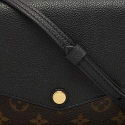 Louis Vuitton Black Monogram Canvas and Leather Twinset Bag