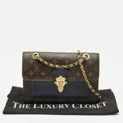 Louis Vuitton Blue Marine Monogram Canvas Victoire Bag