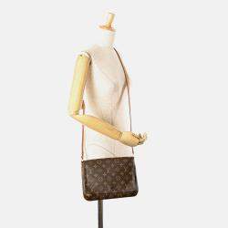 Louis Vuitton Brown Monogram Musette Tango Long Strap