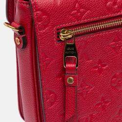 Louis Vuitton Red Monogram Empreinte Pochette Metis