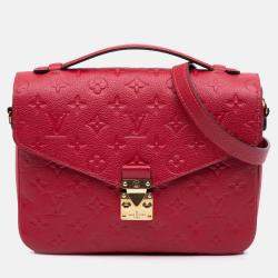Louis Vuitton Red Monogram Empreinte Pochette Metis