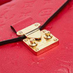 Louis Vuitton Red Monogram Empreinte Pochette Metis