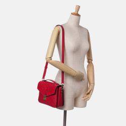 Louis Vuitton Red Monogram Empreinte Pochette Metis