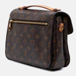 Louis Vuitton Brown Monogram Pochette Metis