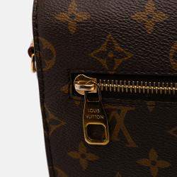 Louis Vuitton Brown Monogram Pochette Metis