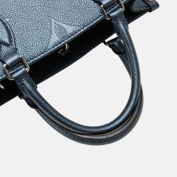 Louis Vuitton Blue Metallic Monogram Giant Empreinte Onthego PM