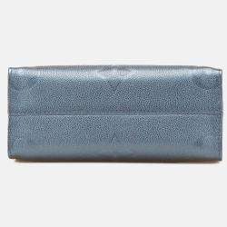 Louis Vuitton Blue Metallic Monogram Giant Empreinte Onthego PM