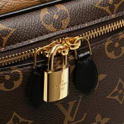 Louis Vuitton Black Brown Monogram Reverse Vanity PM