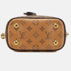 Louis Vuitton Black Brown Monogram Reverse Vanity PM
