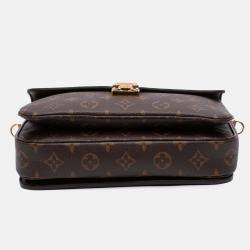 Louis Vuitton Brown Monogram Pochette Metis