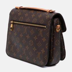 Louis Vuitton Brown Monogram Pochette Metis