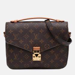 Louis Vuitton Brown Monogram Pochette Metis