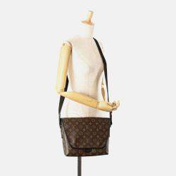 Louis Vuitton Brown Monogram Macassar Magnetic Messenger Bag