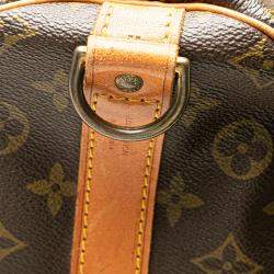 Louis Vuitton Brown Monogram Keepall Bandouliere 55