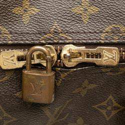 Louis Vuitton Brown Monogram Keepall Bandouliere 55