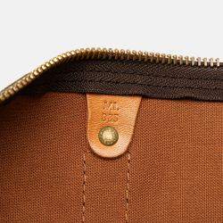 Louis Vuitton Brown Monogram Keepall Bandouliere 55