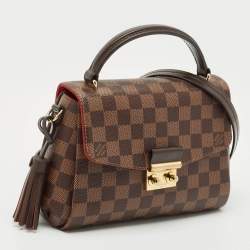 Louis Vuitton Damier Ebene Canvas Croisette Bag