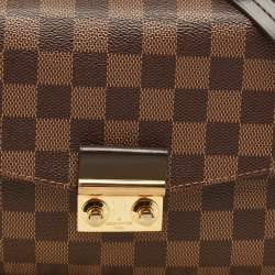 Louis Vuitton Damier Ebene Canvas Croisette Bag