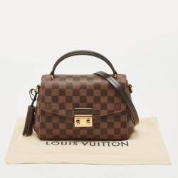 Louis Vuitton Damier Ebene Canvas Croisette Bag