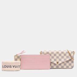 Louis Vuitton White Damier Azur Pochette Felicie