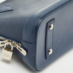 Pre Owned Louis Vuitton Indigo Epi Leather Alma BB Bag