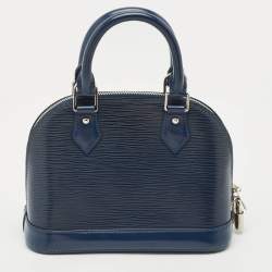 Pre Owned Louis Vuitton Indigo Epi Leather Alma BB Bag