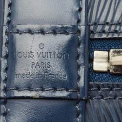 Pre Owned Louis Vuitton Indigo Epi Leather Alma BB Bag
