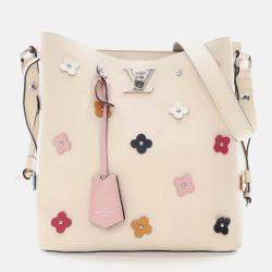 Louis Vuitton Calfskin Lockme Bucket Bag
