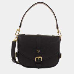Louis Vuitton Saumur BB Black Epi Leather Shoulder Bag