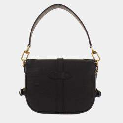 Louis Vuitton Saumur BB Black Epi Leather Shoulder Bag