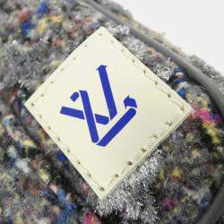 Louis Vuitton Keepall XS Gris Wool/Felt Boston Bag