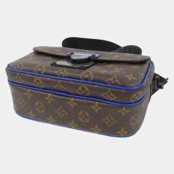 Louis Vuitton S Lock Monogram Macassar Canvas Messenger Bag