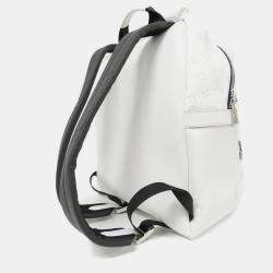 Louis Vuitton Discovery PM White Taiga Leather Backpack