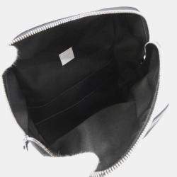 Louis Vuitton Discovery PM White Taiga Leather Backpack