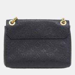 Pre Owned حقيبة كتف لوي فيتون فافين حجم صغير جلد أمبرينت بنقش مونوغرام سوداء