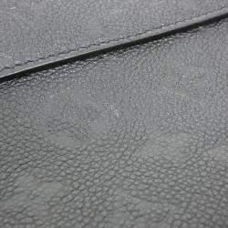 Pre Owned حقيبة كتف لوي فيتون فافين ح جم صغير جلد أمبرينت بنقش مونوغرام سوداء