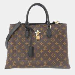 Louis Vuitton Flower Monogram Canvas Tote Bag