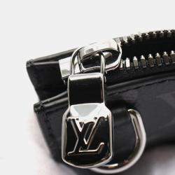 Louis Vuitton Sac Plat Monogram Eclipse Coated Canvas Leather Tote Bag