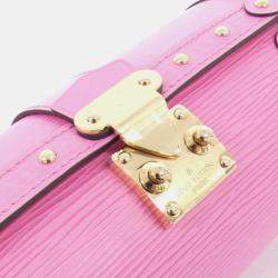 Pre Owned Louis Vuitton Papillon Trunk Rose Epi Leather Shoulder Bag