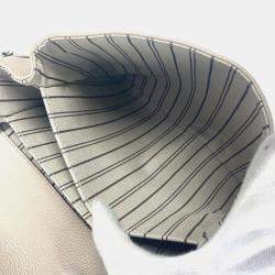 Pre Owned Louis Vuitton Pochette Metis Tourterelle Beige Monogram Empreinte Leather Shoulder Bag