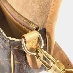 Pre Owned Louis Vuitton Diane Nm PM Canvas Brown Monogram Shoulder Bag 