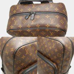Pre Owned Louis Vuitton Macassar Dean Noir Monogram Backpack