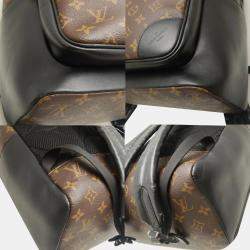 Pre Owned Louis Vuitton Macassar Dean Noir Monogram Backpack