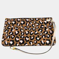  Louis Vuitton Neverfull MM Wild At Heart Capsule Collection Leather Shoulder Bag With Pouch 