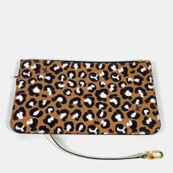  Louis Vuitton Neverfull MM Wild At Heart Capsule Collection Leather Shoulder Bag With Pouch 