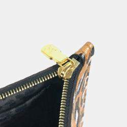  Louis Vuitton Neverfull MM Wild At Heart Capsule Collection Leather Shoulder Bag With Pouch 
